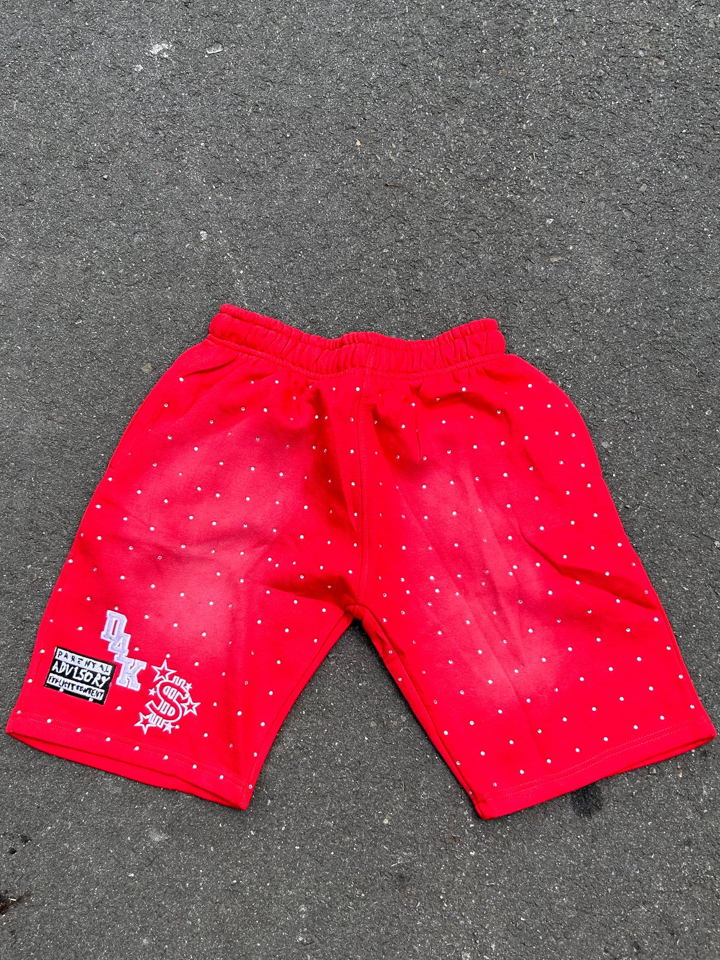 D4K  Rhinestones shorts
