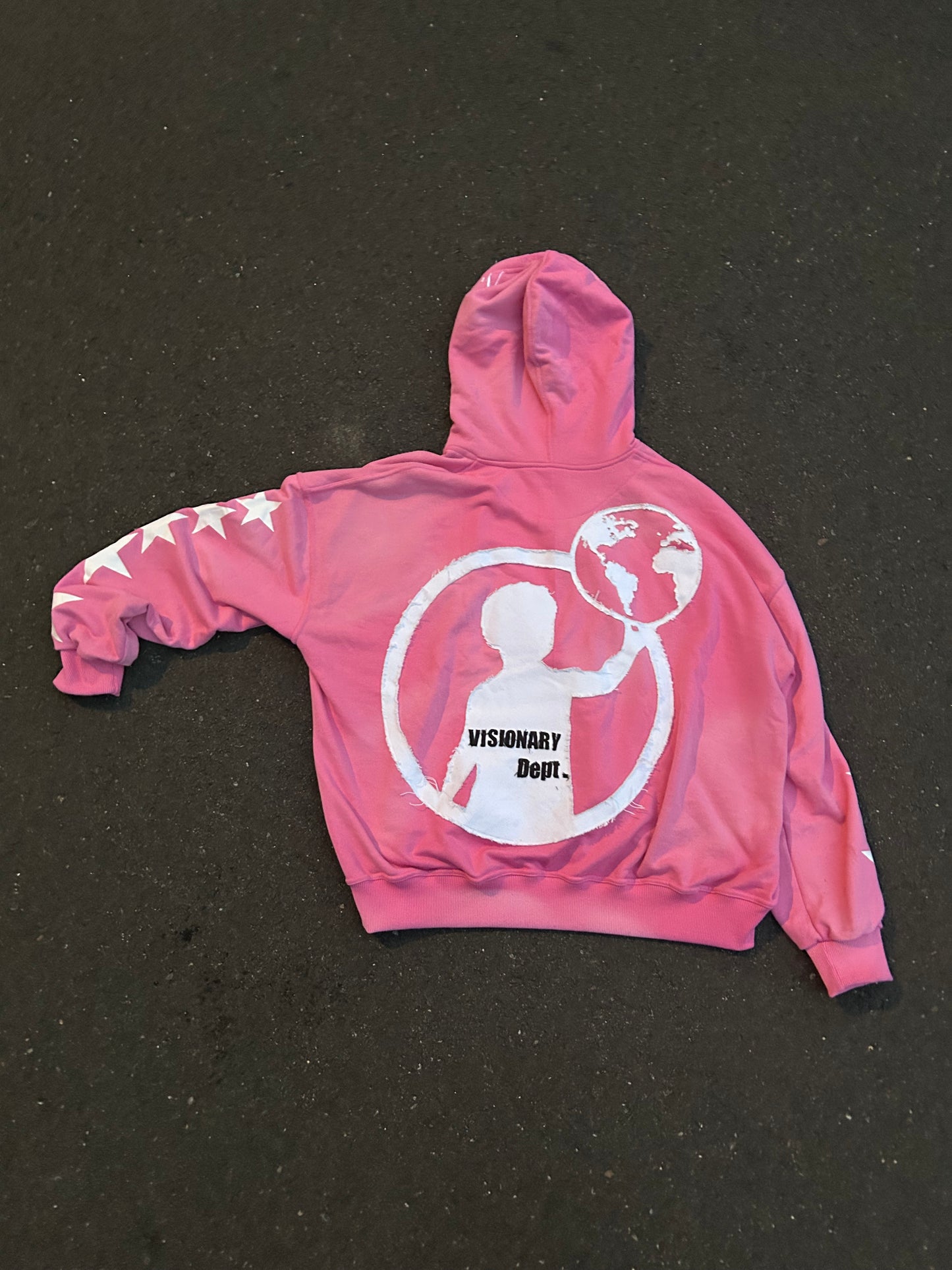 Pink VISIONARY. Dept hoodie