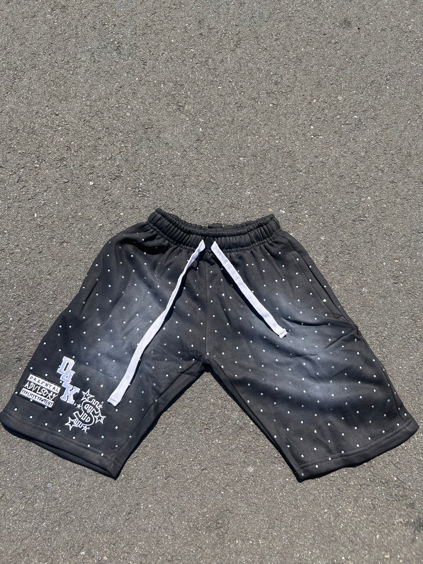 D4K  Rhinestones shorts